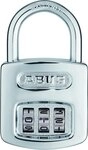 ABUS Zahlenschloss 160/40 - Vorh&auml;ngeschloss in hochglanz-verchromter Optik -...