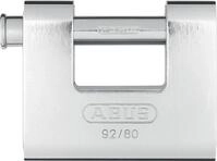ABUS Monobloc Vorh&auml;ngeschloss 92/80 - Messing-Schloss mit Stahlmantel - f&uuml;r