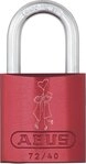 ABUS Aluminium-Vorhangschloss 72/40 "LoveLock" 1 mit Motiv P&auml;rchen, rot, 09722