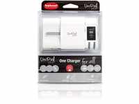 Hahnel UniPal Plus Universal-Ladegerät mit USB (5V, 1000mAh) für Li-Ionen und