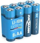 Ansmann 8X Lithium Batterie AA Mignon 1,5V - Extrem L91 FR6 LR6 Batterien