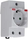 ABB M1175 SCHUKO-Steckdose nach SCHUKO-Norm f&uuml;r Verteilerkasten 2CSM210000R0721