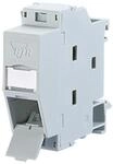 METZ Connect 82178 1309427103-E Netzwerkdose Hutschiene CAT 6 Lichtgrau