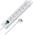 Brennenstuhl Premium-Line Steckdosenleiste 6-Fach (Mehrfachsteckdose mit Schalter und