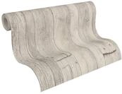 A.S. Cr&eacute;ation Elements 2 Vliestapete mit Holzmotiv 0,53 x 10,05 m &ndash; Grau,...