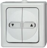 Blue Electric - Jalousieschalter, Farbe: arktiswei&szlig;