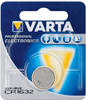 VARTA Batterien Knopfzelle CR1632, 1 Stück, Lithium Coin, 3V, kindersichere
