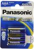 Panasonic Evolta Alkali-Batterie, AAA Micro, 4er Pack, für energieintensive