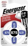 Energizer H&ouml;rger&auml;tebatterie Typ 675 Zink-Luft (1,4Volt, 4er-Packung)