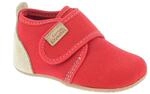 Living Kitzb&uuml;hel Unisex Baby Babyklettschuh unifarben Lauflernschuhe, rot, 18 EU