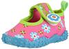 Playshoes Unisex Kinder Aquaschuhe Aqua-Schuhe Blumen, Pink Blumen, 20/21 EU