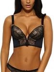 Gossard Damen Plunge BH Retrolution Staylo Plunge BH, Schwarz (Black), Gr. 65D