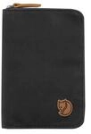 Fj&auml;llr&auml;ven Passport Wallet, Dark Grey