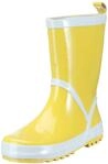 Playshoes Kinder Gummistiefel aus Naturkautschuk, trendige Unisex Regenstiefel mit