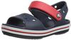 Crocs unisex-child Crocband Sandal Sandal, Navy/Red, 20/21 EU