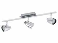 EGLO CORBERA LED Spotbalken, 3-flg. GU10 chrom