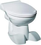 Geberit WC Sitz Bambini (f&uuml;r Kinder, Deckel &uuml;berlappend, Befestigung von oben,