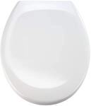 WENKO WC-Sitz Ottana Wei&szlig;, hygienischer Toilettensitz mit Absenkautomatik, WC-Deckel