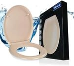WENKO Toilettendeckel mit Absenkautomatik, oval, belastbar bis 150 kg,...