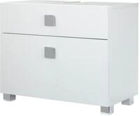 Schildmeyer 105841 Waschbeckenunterschrank, 65 x 53,5 x 32,5 cm, wei&szlig;