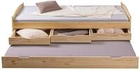 Inter Link Funktionsbett Stauraum Schubladen Massivholz Lattenrost 90x200cm 
