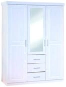 Inter Link - Kleiderschrank - Dreht&uuml;renschrank - Spiegelschrank - Garderobenschrank