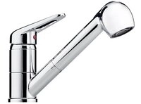 Einhebel-Sp&uuml;lenmischer mit verchromter Handbrause - 379315