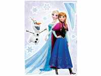Komar Deco-Sticker von Disney - Frozen Sisters - Größe: 50 x 70 cm -...