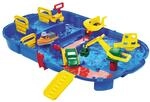 Aquaplay 8700001516 - Wasserbahn Set "Schleusenbox", 27-teilig