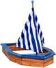 dobar® Sandkasten Schiff | Kinder-Sandkiste Segelboot Massivholz | Sandbox mit
