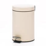 kela Kosmetikeimer beige 3l, Metall Tretm&uuml;lleimer Badezimmer, Badm&uuml;lleimer mit