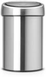 Brabantia Touch Bin 3L mit Kunststoffeinsatz - Matt Steel