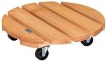 WAGNER Pflanzenroller Toscana &Oslash; 38 x 10,5 cm I Blumenroller f&uuml;r Au&szlig;enbereich...