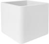 Elho Pure Soft Brick 40 - Übertopf für Innen & Außen -Weiss 40 cm