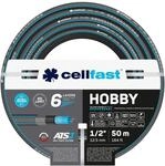 Cellfast Gartenschlauch Hobby, Formstabiler, Flexibel 6-lagiger Schlauch aus