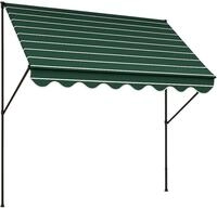 ANGERER Klemmmarkise Exklusiv gr&uuml;n, 350 cm