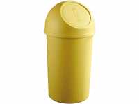 helit H2401218 - Push-Abfallbehälter „the flip 25L, gelb
