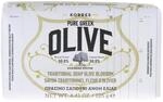 KORRES Olive & Olive Blossom K&ouml;rperseife, mit Oliven&ouml;l, vegan, 125g | festes