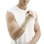 BAUERFEIND ManuTrain, Handgelenkbandage, Beige, links, Gr&ouml;&szlig;e 2