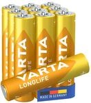 VARTA Batterien AAA, 10 St&uuml;ck, Longlife, Alkaline, 1,5V, ideal f&uuml;r...