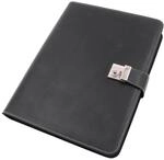 ALASSIO 31514 Ringbuchmappe A4, Dokumentenmappe 36 &times; 28 &times; 4,5 cm, Schwarz 