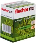 fischer Universald&uuml;bel UX Green 10 x 60 R, je 20 nachhaltige D&uuml;bel,...