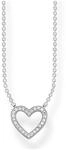 Thomas Sabo Damen Kette Herz Anh&auml;nger Zirkonia 925 Sterling Silber