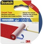 Scotch 42030750 Teppichklebeband, wiederabl&ouml;sbar, 50 mm x 7 m, blau
