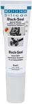 WEICON Black-Seal 85 ml | Silikonkleber | vielseitige Dichtmasse | schwarz