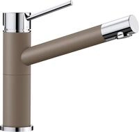 BLANCO ALTA Compact, K&uuml;chenarmatur, Silgranit-Look zweifarbig, Muskat/Chrom,