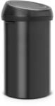 Brabantia Touch Bin Abfalleimer, Matt Black, 60 l | XXL-Volumen Abfalleimer aus