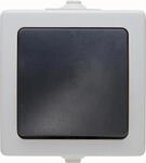 Kopp Nautic Kreuzschalter, Aufputz, f&uuml;r Feuchtraum, 250V (10A), IP44, 565756004,