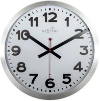 NeXtime Funkuhr Wanduhr Bahnhofsuhr "STATION - RCC", sehr leise, rund, &oslash; 35 cm