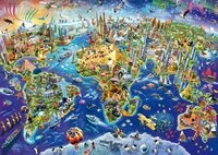 Schmidt Spiele 58288, Discover the World, 1000 Teile Puzzle | Entdecke die Welt